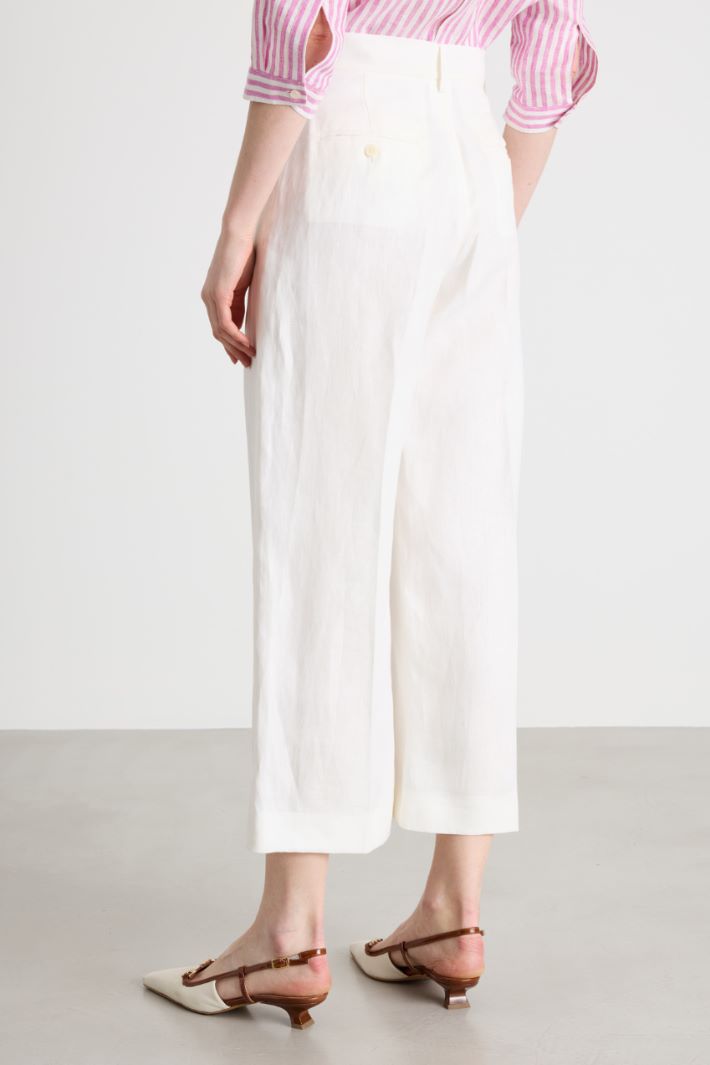 Pantalone ampio con piega stirata Intrend - 4