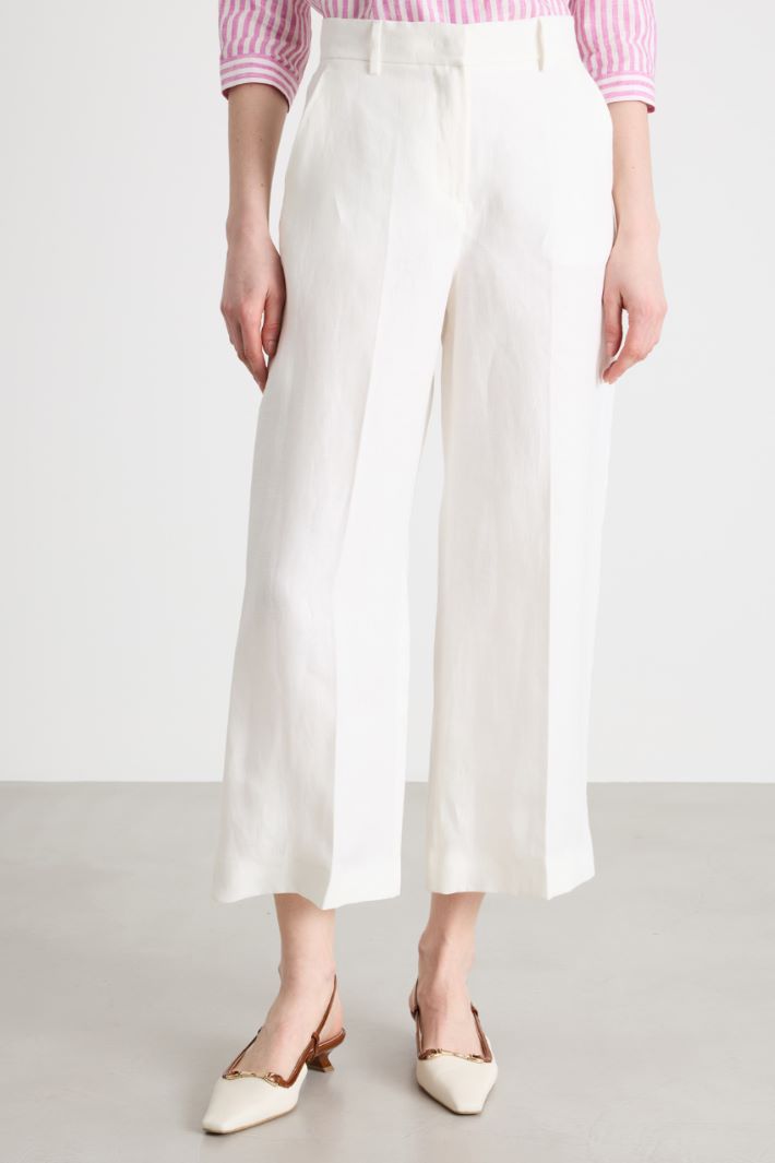 Pantalone ampio con piega stirata Intrend - 2