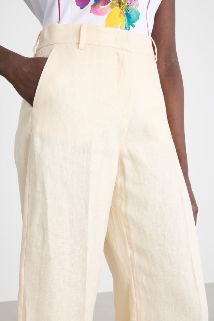 Pantalone ampio con piega stirata Intrend - 3
