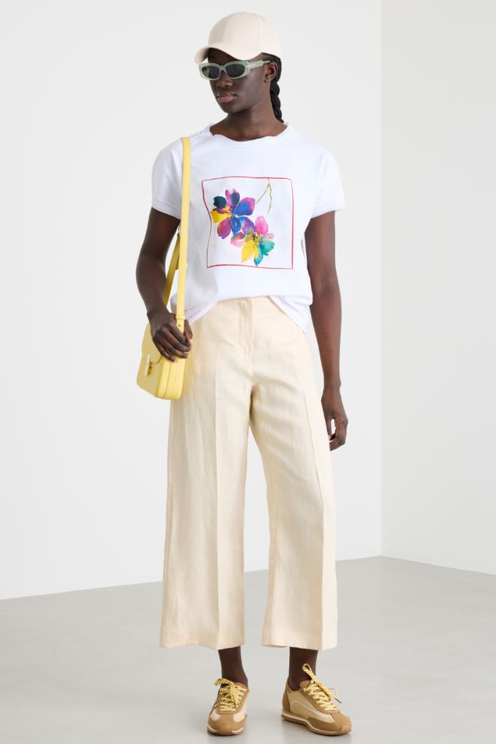 Pantalone ampio con piega stirata Intrend