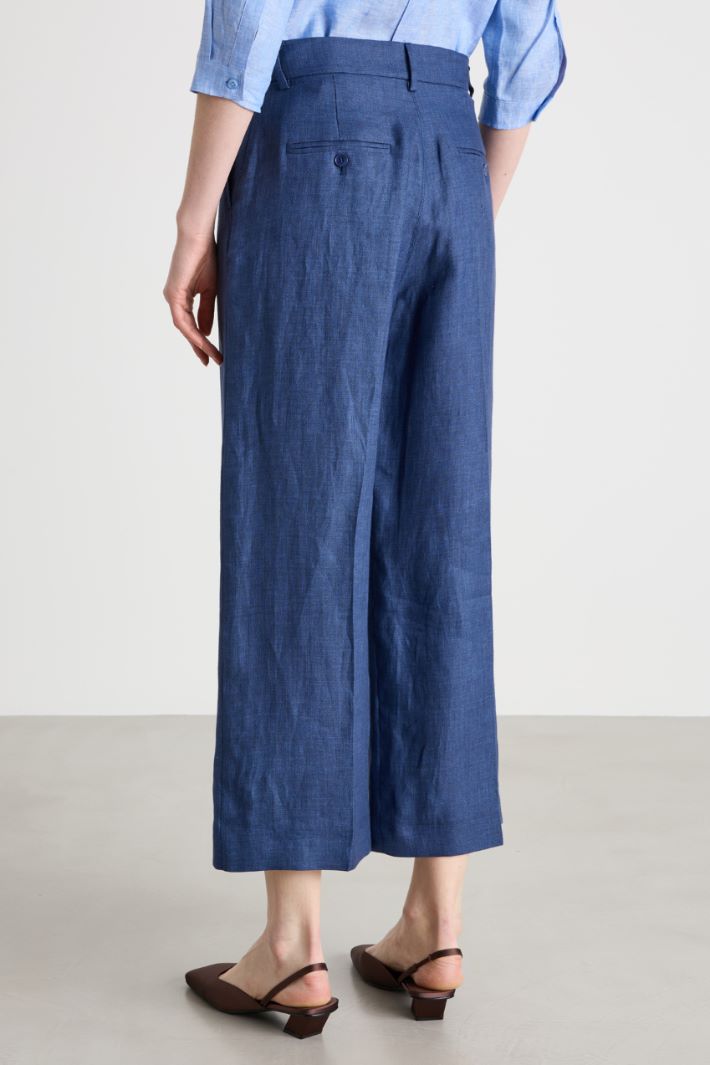 Pantalone ampio con piega stirata Intrend - 4