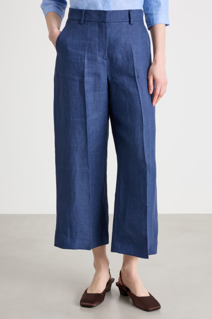 Pantalone ampio con piega stirata Intrend - 2