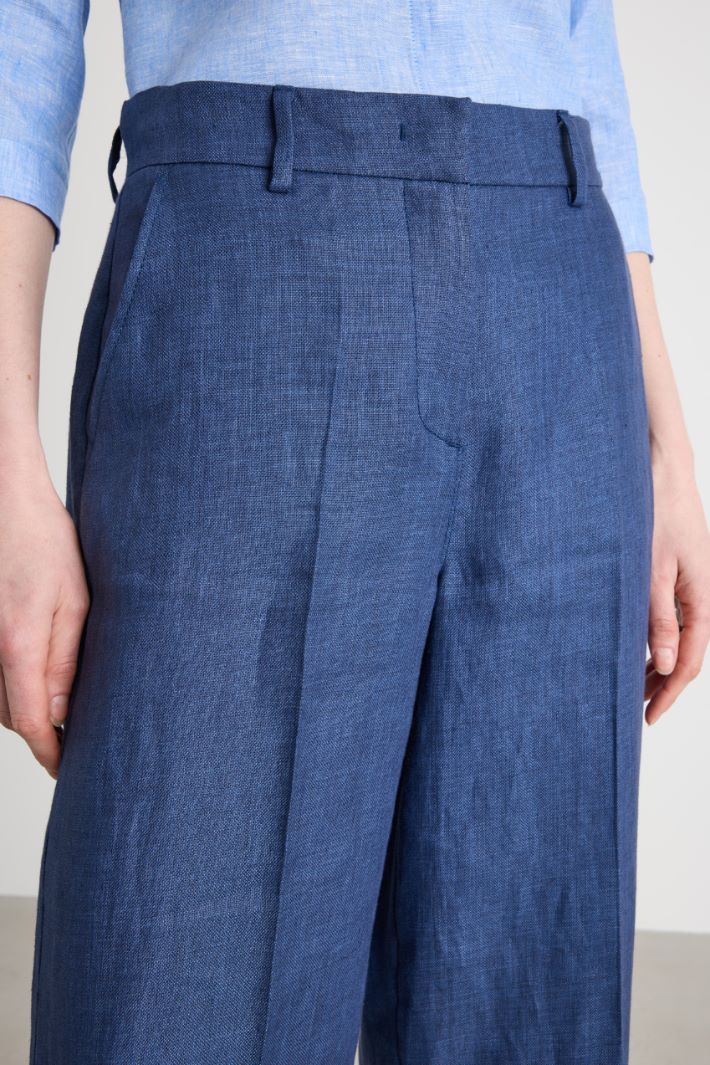 Pantalone ampio con piega stirata Intrend - 3