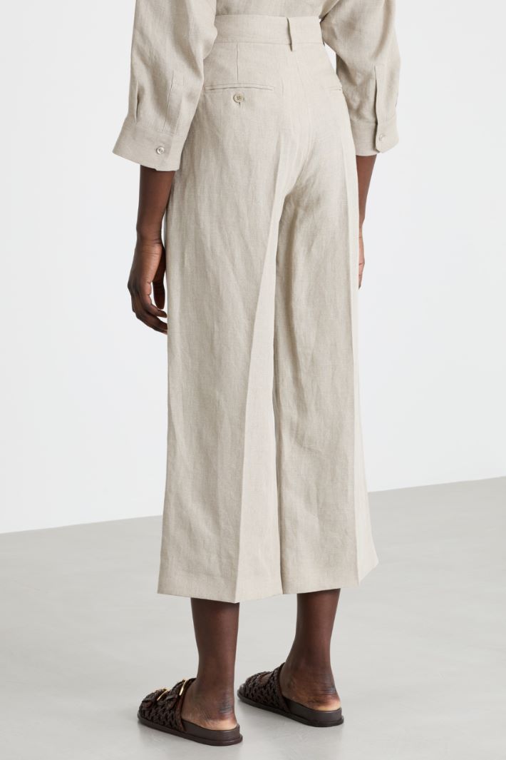 Pantalone ampio con piega stirata Intrend - 4