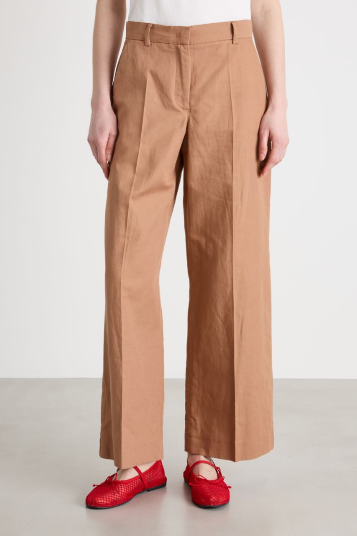 Pantalone in tela Intrend - 2