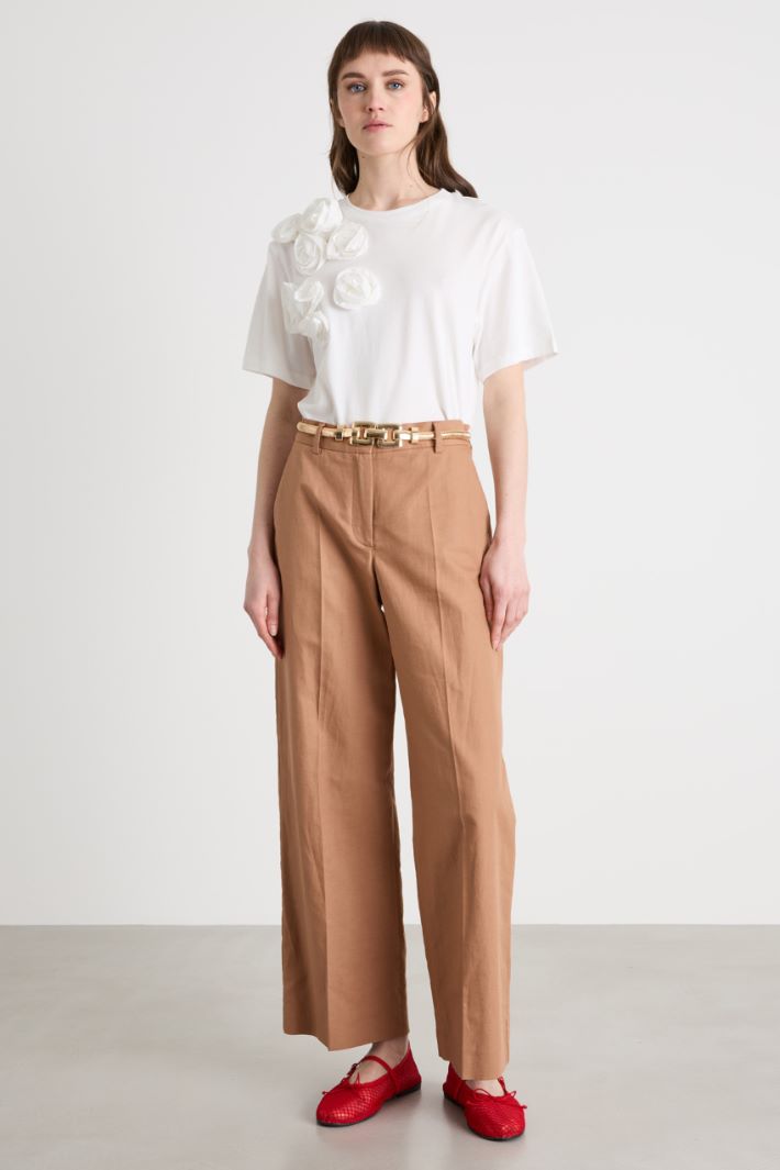 Pantalone in tela Intrend