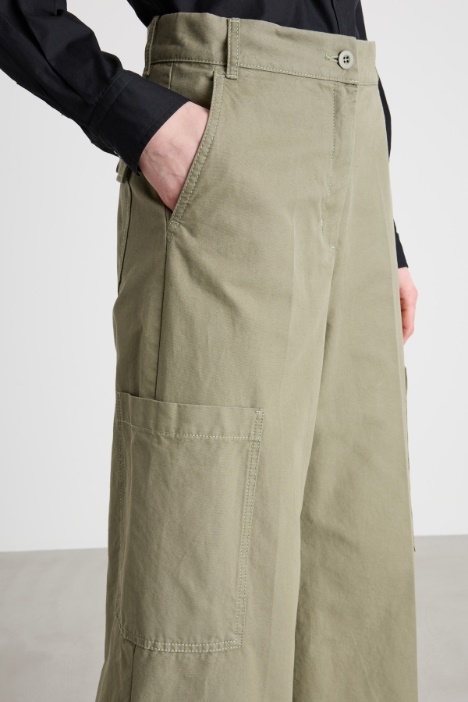 Pantalón cargo de lona