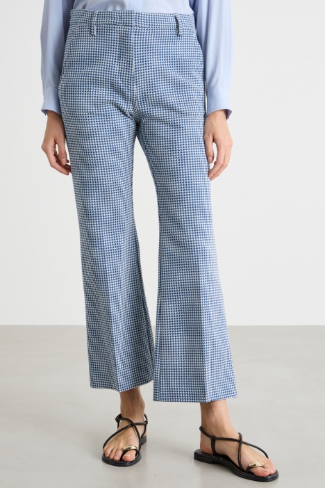 Pantalone in stuoia stampata