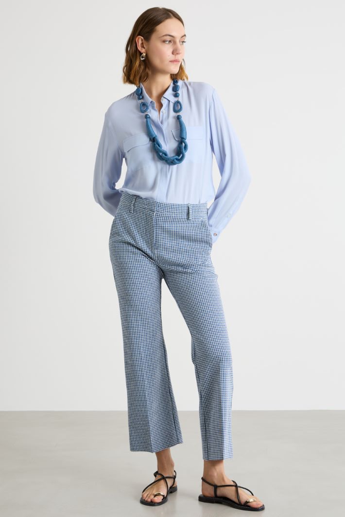 Pantalone in stuoia stampata Intrend