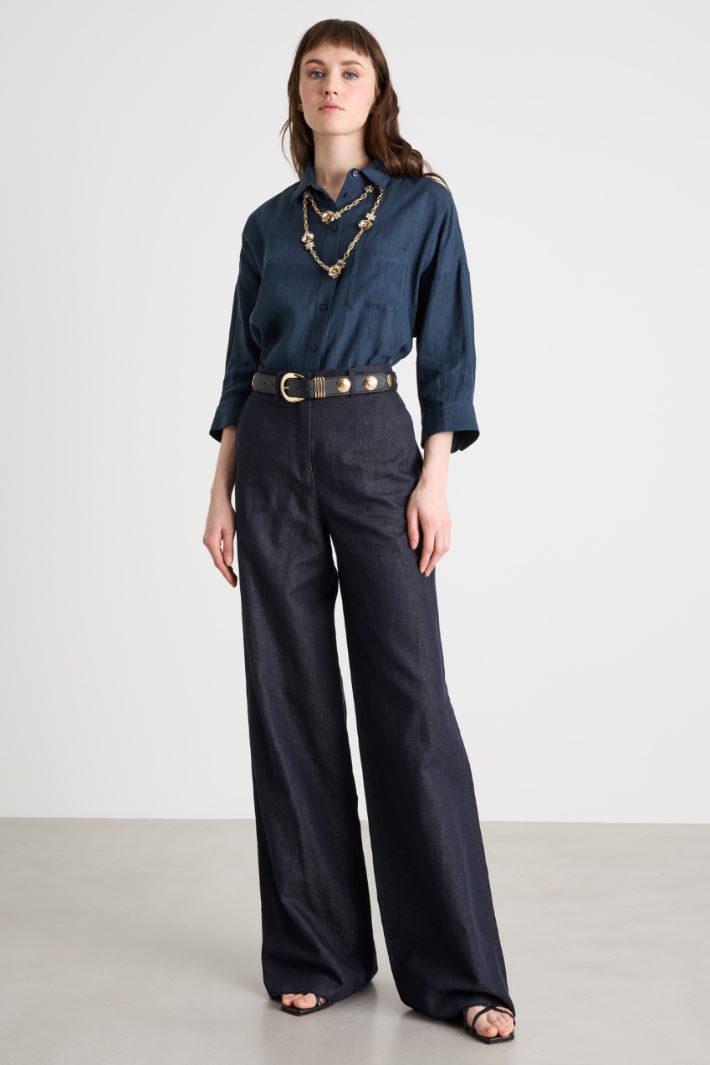 
Pantalone palazzo in drill Intrend