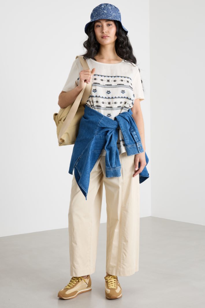 Pantalone cropped ampio Intrend