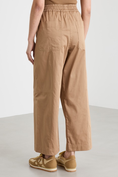 Pantalone cropped ampio