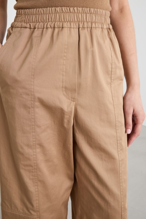 Pantalone cropped ampio