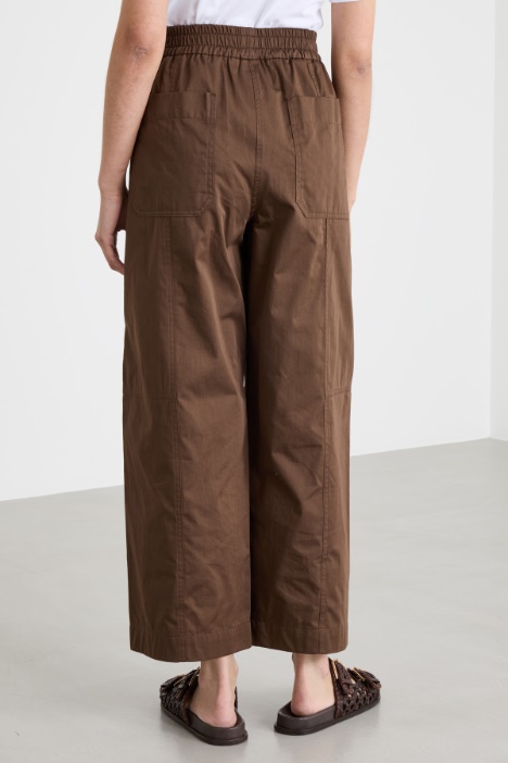 Pantalone cropped ampio