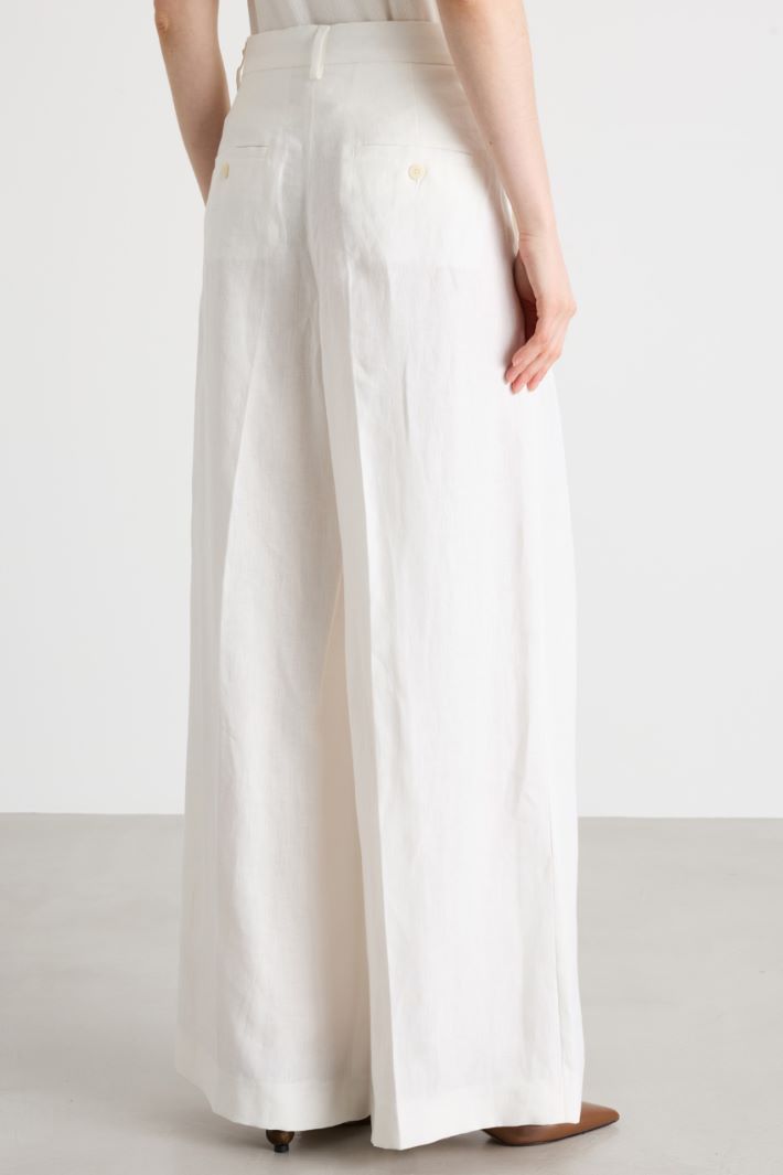 Pantalone ampio con doppia pince Intrend - 4