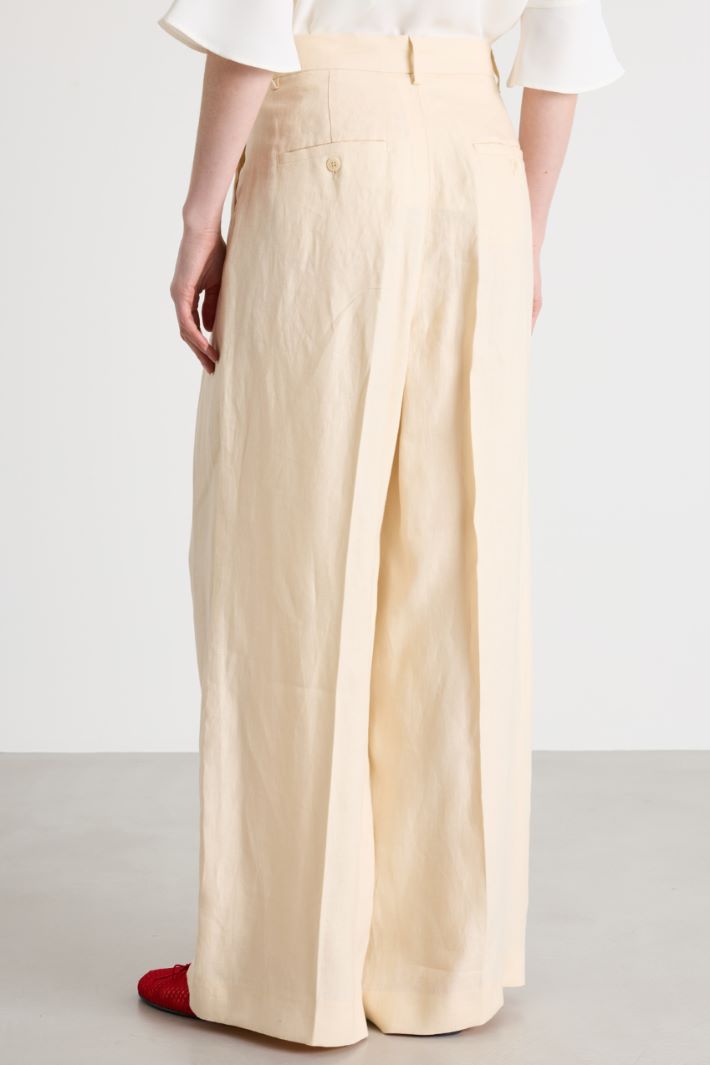 Pantalone ampio con doppia pince Intrend - 4