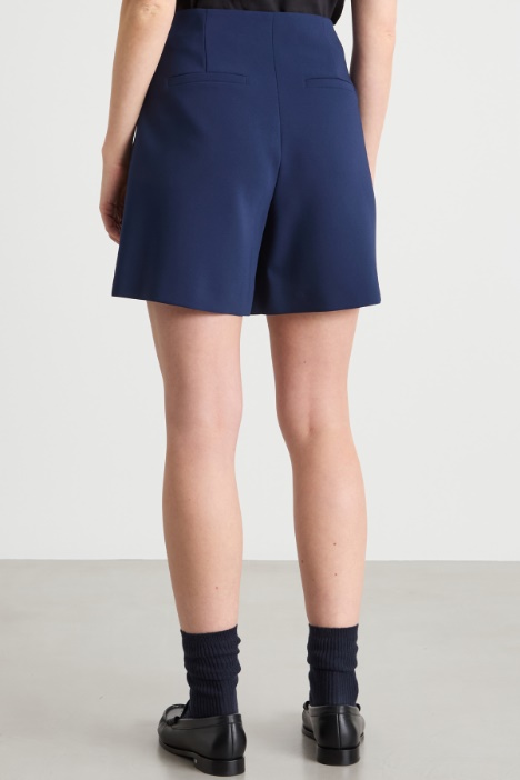 Minigonna pantalone in cady