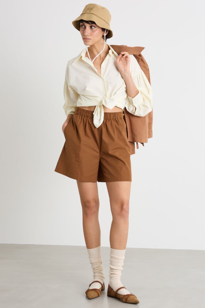 Poplin shorts Intrend