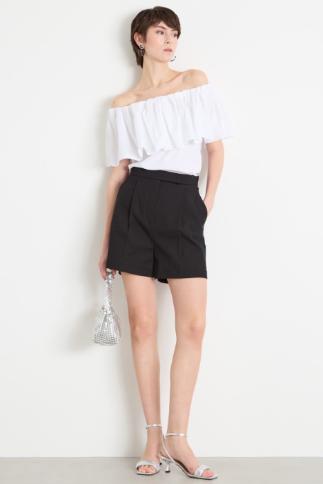 Stretch-cotton shorts Intrend