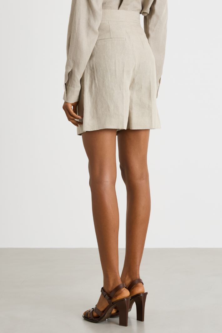 Double-pleat shorts Intrend - 4