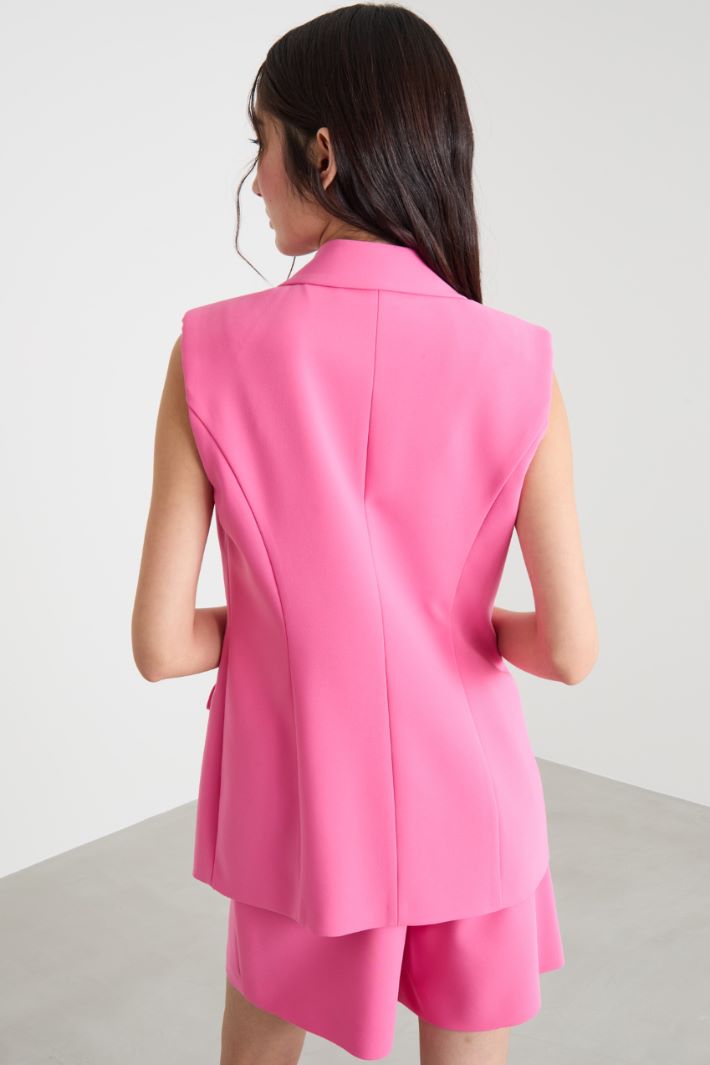 Blazer gilet in cady Intrend - 4