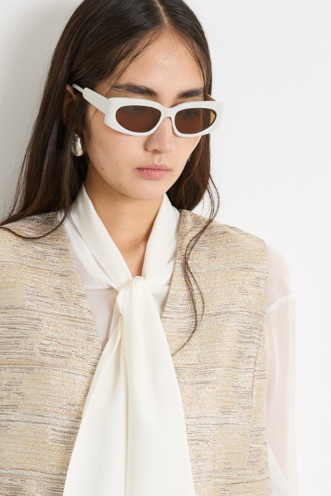 Gilet in stuoia laminata