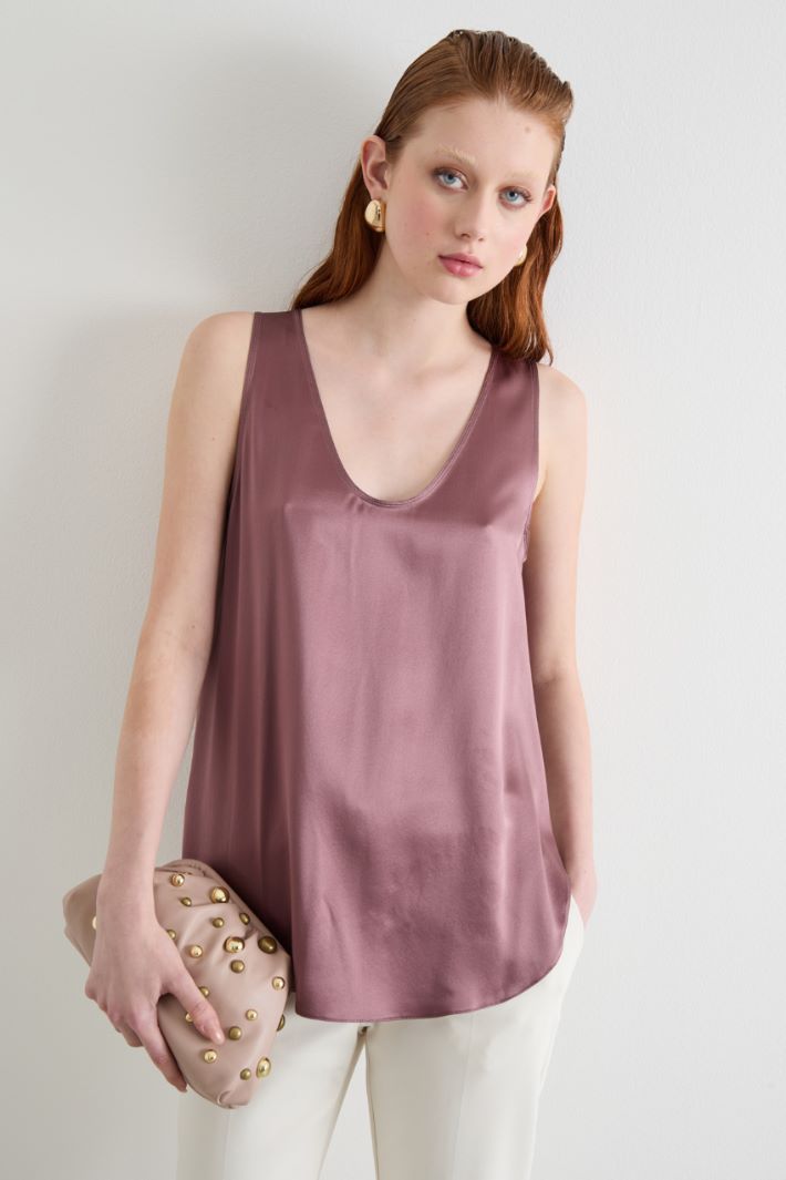 Fluid satin top Intrend - 2
