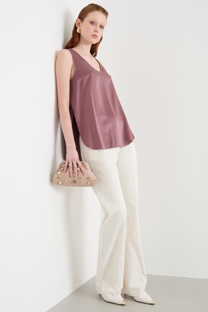 Fluid satin top Intrend