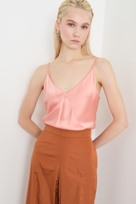 Satin top Intrend