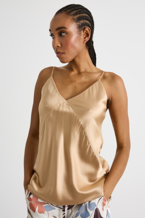 Satin top Intrend