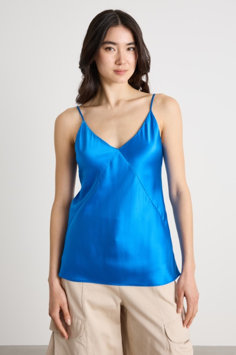 Satin top Intrend