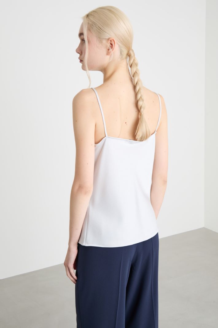 Fluid satin slip top Intrend - 4