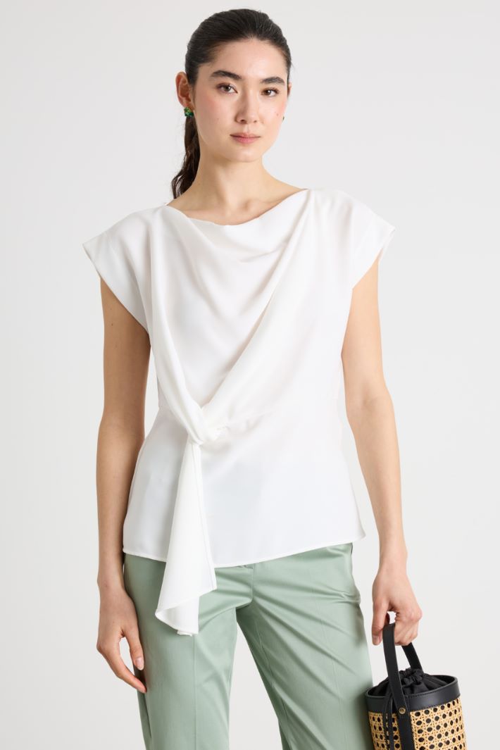 Blusa in raso opaco Intrend - 2