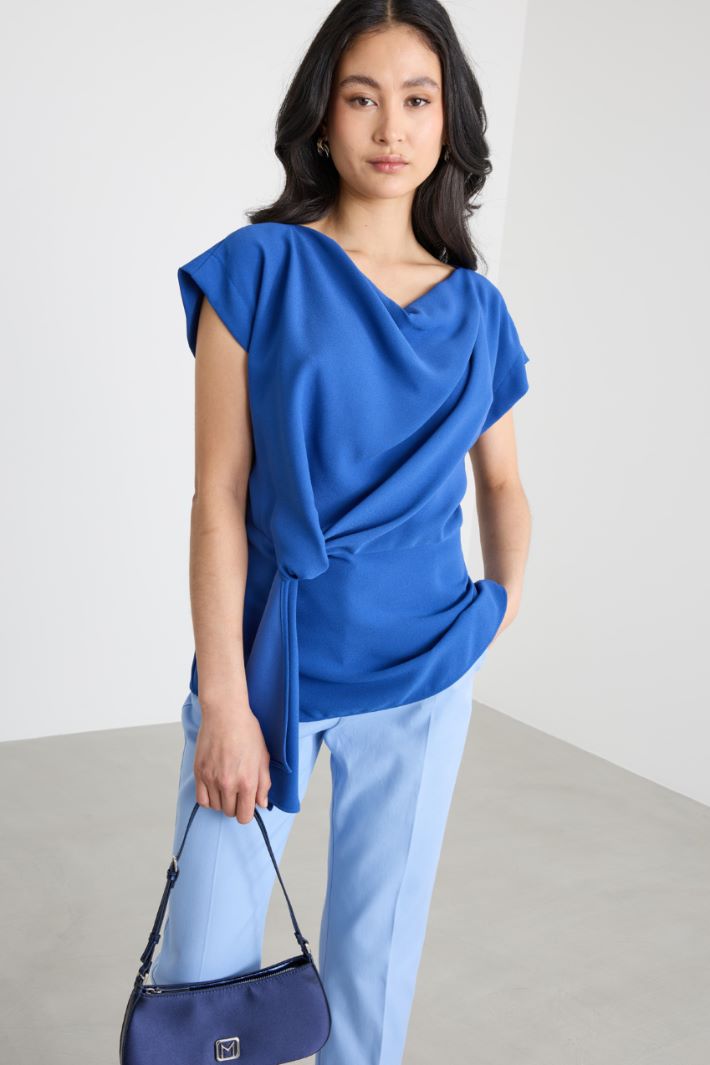 Blusa in raso opaco Intrend - 2