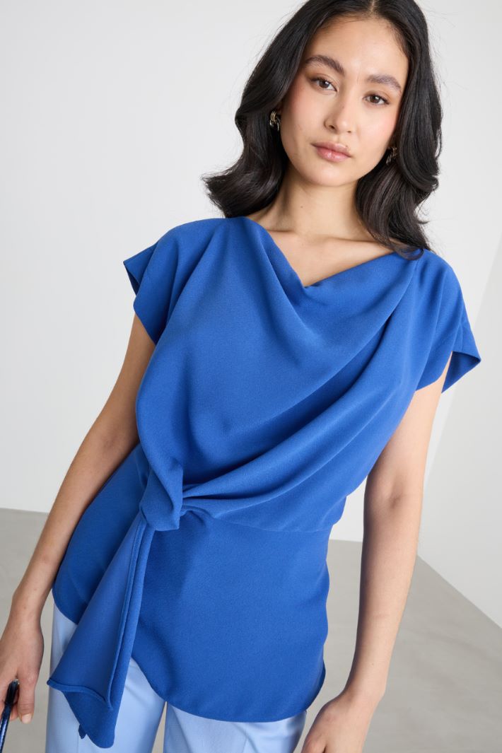 Blusa in raso opaco Intrend - 3