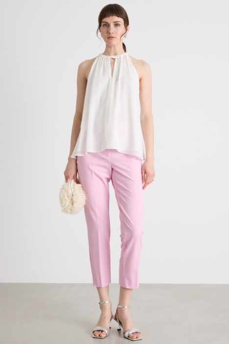 Top halterneck in georgette Intrend