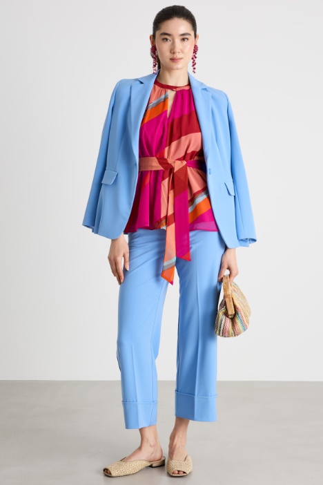 Georgette halterneck top Intrend