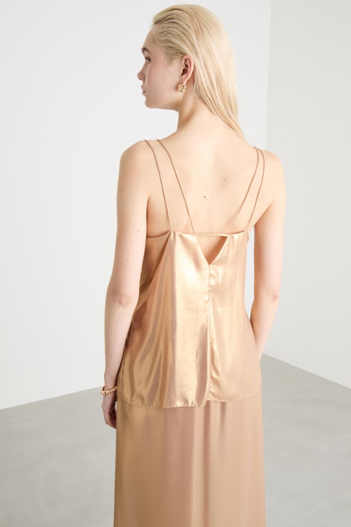 Foiled georgette top Intrend - 4