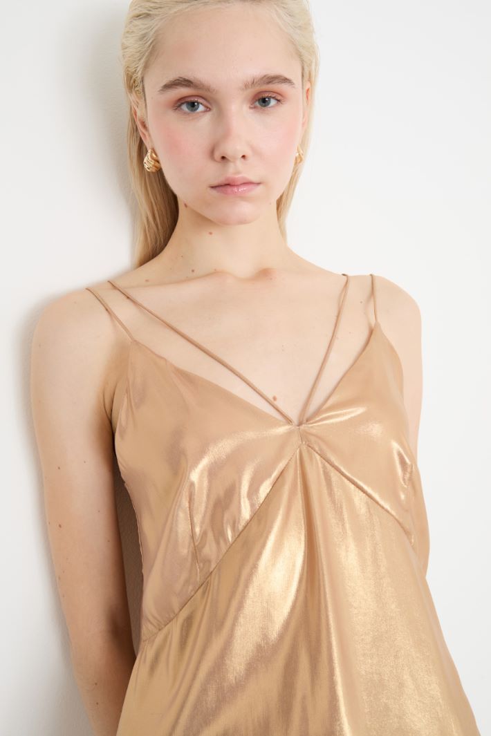 Foiled georgette top Intrend - 3