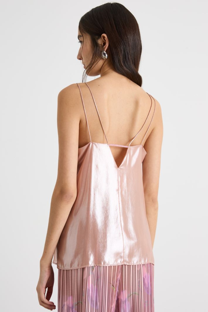 Foiled georgette top Intrend - 4