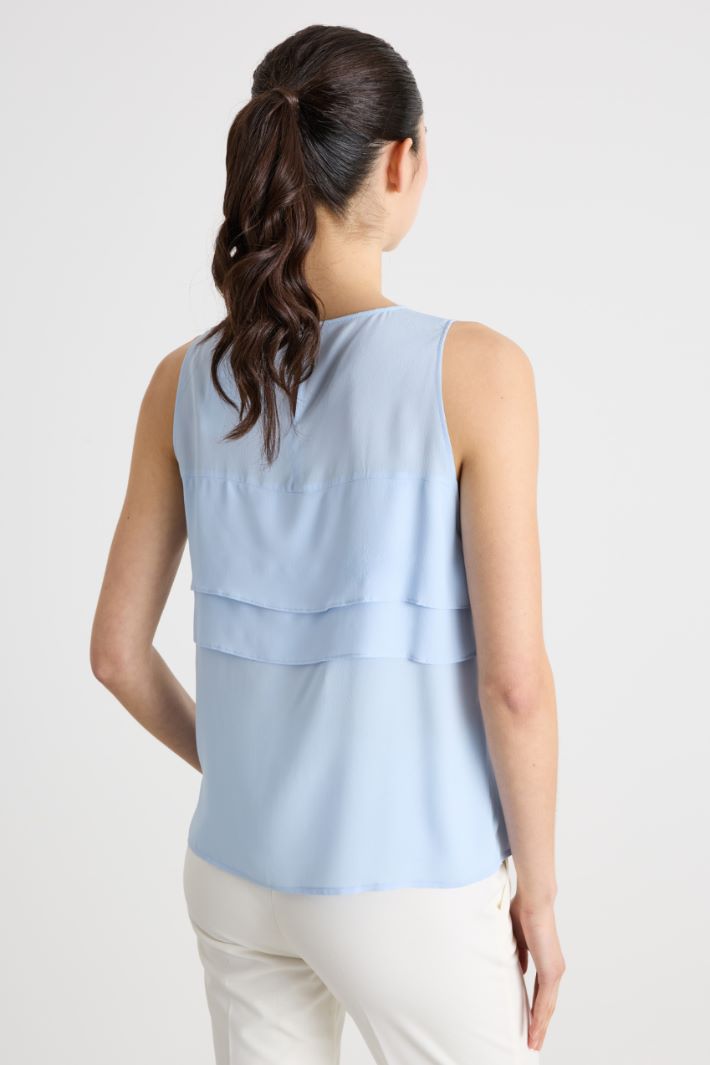 Top in crepe de chine Intrend - 4