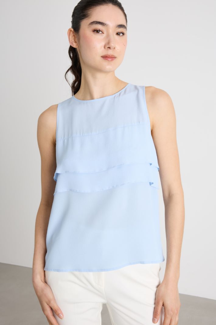 Top in crepe de chine Intrend - 3