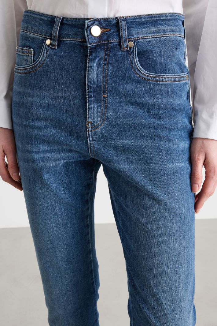 Jeans dritto con risvolto alto Intrend - 3