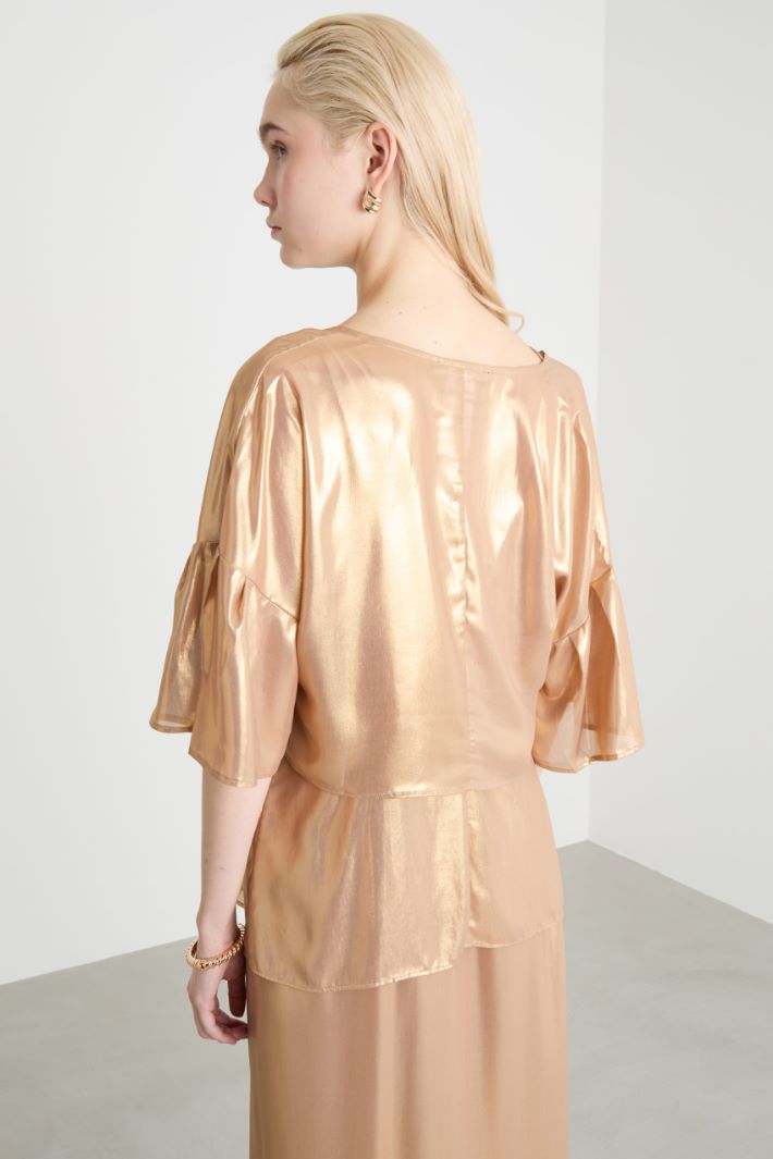 Laminated georgette bolero Intrend - 4