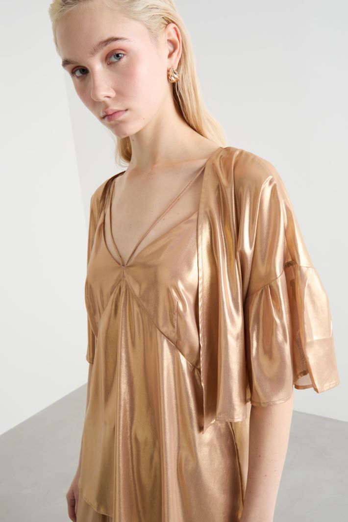 Laminated georgette bolero Intrend - 3