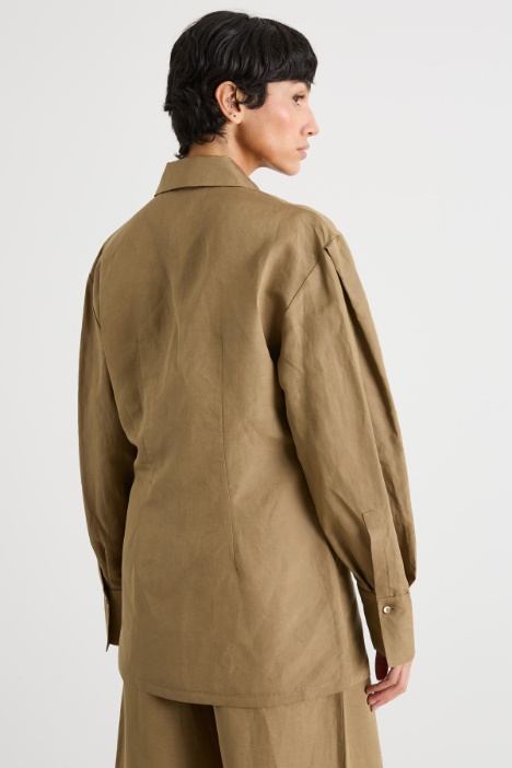 Camicia lunga in in tela