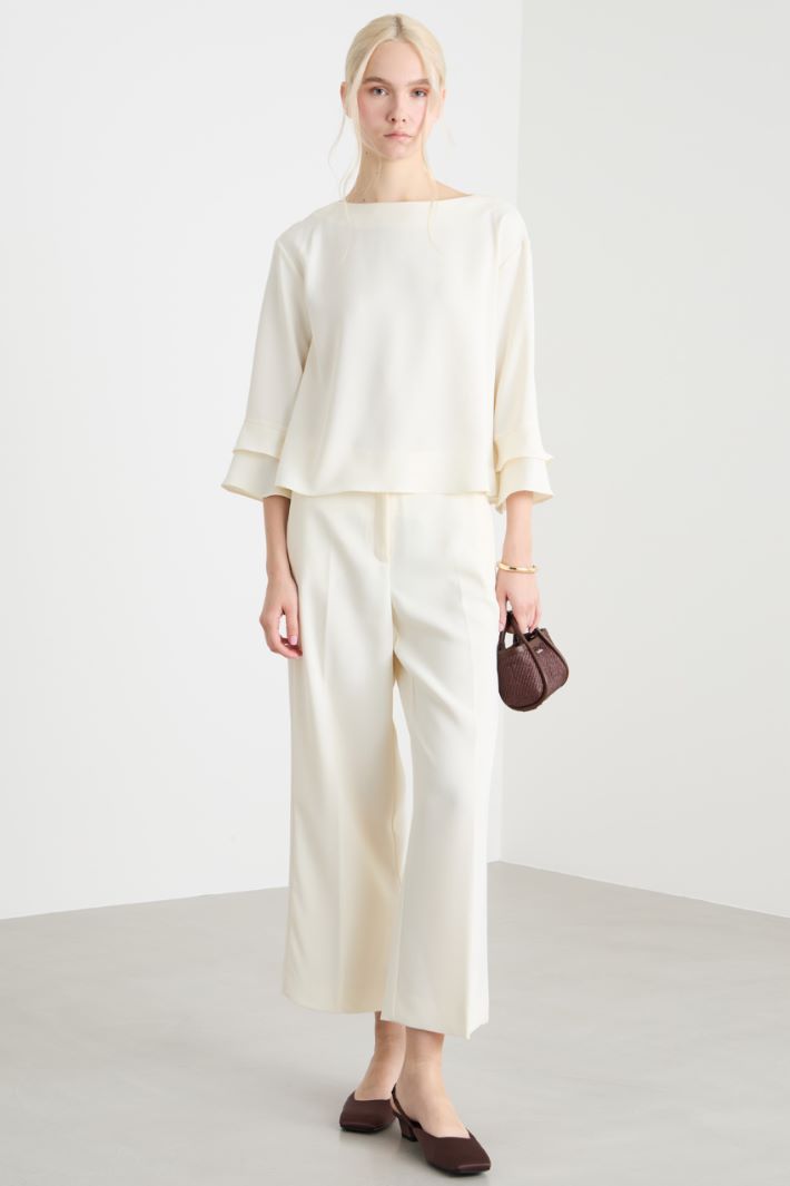 Crepe de chine blouse Intrend