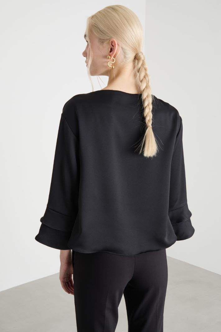 Crepe de chine blouse Intrend - 4