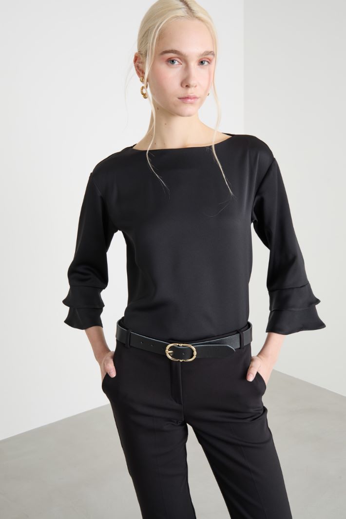 Crepe de chine blouse Intrend - 2