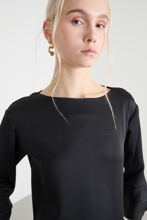Blusa in crepe de chine